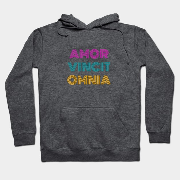 Amor Vincit Omnia - Love Conquers All Hoodie by Apropos of Light